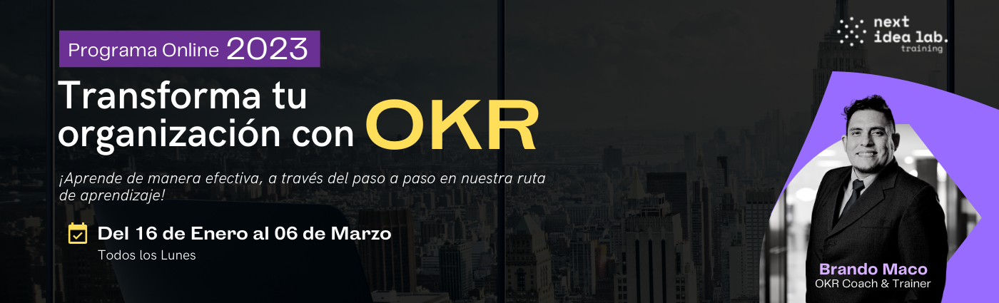 Título Next Idea Lab - Registro OKR Enero 2023